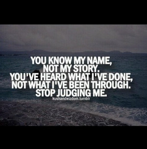 Don't judge someone by there cover