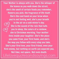 There Is Nothing Like A Mother's Love