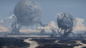 Alpha Coders Art Abyss Sci Fi Landscape 52515
