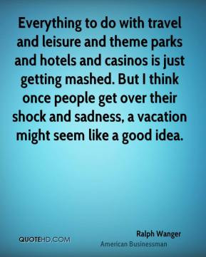 Everything to do with travel and leisure and theme parks and hotels ...
