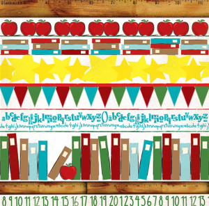 Quick Quotes - Back 2 School Collection - 12 x 12 Double Sided Paper ...