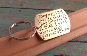 Love quotes Keychain-Perfect Gift for a Grooms Wedding gift-husband ...