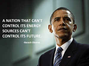 ... its energy sources can't control its Future Barack Obama Image Quote