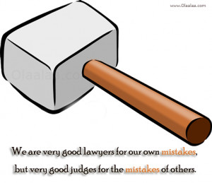 Mistakes Quotes-Thoughts-Good Lawyers - Good Judges - Best Quotes