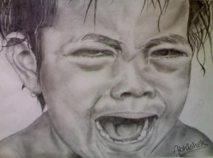 people can show sad people drawings pencil drawing sad girl sad eye by ...