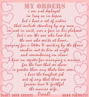 Image Detail for - Marine wife sayings or quotes image by ...