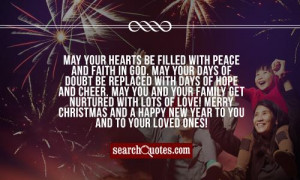 May Your Hearts Filled With...