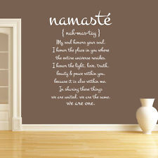 ... Sticker Decal Symbol Namaste Mandala Yoga Indian Buddha Quote (r1348