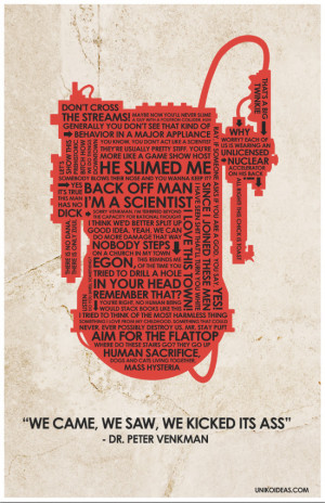 Ghostbusters Ghost Busters Quote Poster