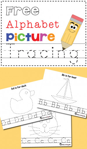 Free Printable Alphabet Tracing Letters
