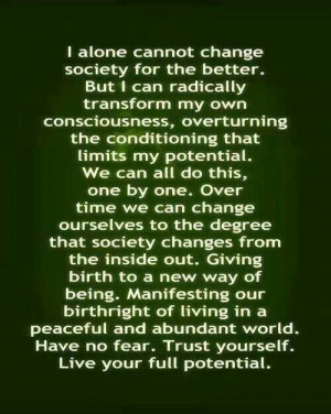Trust yourself, live your full potential