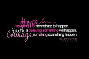 courage, faith, hope, text, typography