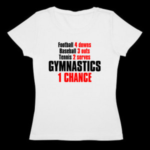 Gymnastic's T shirt - ONE chance