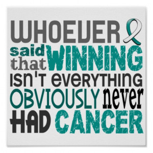 Whoever Said Cervical Cancer Posters