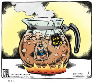 Tea Act Political Cartoon