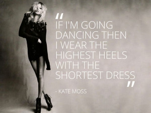 Kate Moss definitely knows what it takes to be a dancing queen