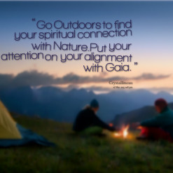 Go Outdoors To Find Your Spiritual Connection With Nature. Put Your ...
