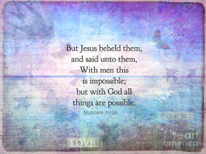 Inspirational Faith Bible Verses Digital Art
