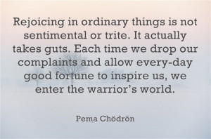 ... dross in seeking simplicity of the spirit. #quote #Pema_Chodron #myt