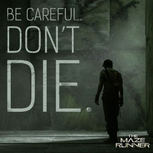Maze Runner’ promotional images feature quotes from the book