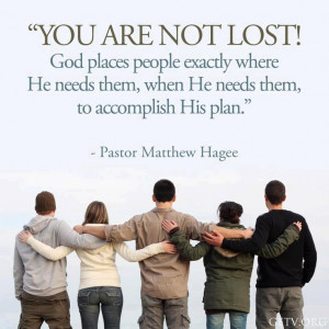 ... He needs them, to accomplish His plan. Pastor Matthew Hagee #quote