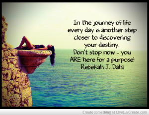 Life Journey - Purpose