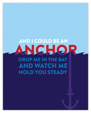 Anchor Quotes About Love Quote poster: and i could be