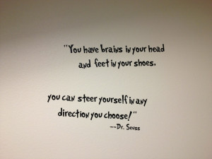 Dr. Seuss quote I came across in a building in La Jolla. ( i.imgur.com ...
