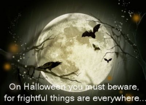 Frightful Halloween quote