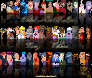 Childhood Animated Movie Villains Disney Villains