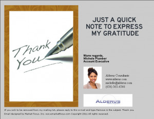 Thank You for Your Business E-Card