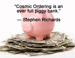 Quote about a piggy bank by Stephen Richards.