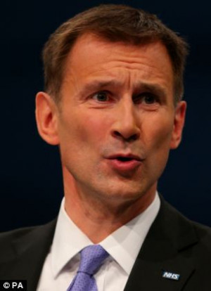 Jeremy Hunt has said he will back a call for parents to be banned from ...