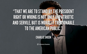 ... and servile, but is morally treasonable to the American public