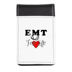 EMT For Life Small Leather Notepad More