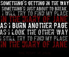 Diary of Jane || Breaking Benjamin