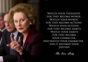 ... ...Margaret Thatcher. The Iron Lady - good movie, Love Meryl Streep