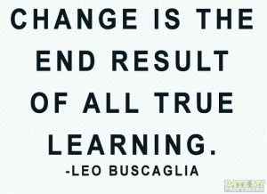 ... all true learning.