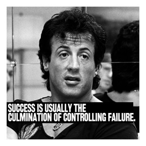 Sylvester Stallone Quote Canvas Art Print