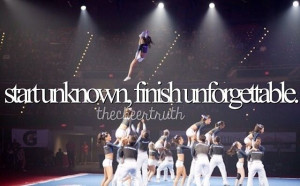 Start Unknown Finish Unforgettable