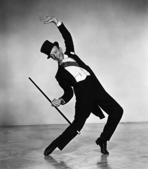 Fred Astaire Quotes -- People think I was born in top hat and tails.