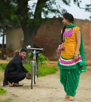 Punjabi couple pre wedding photography ️