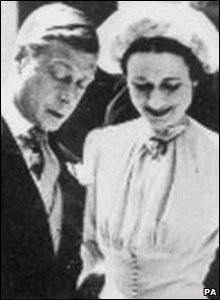 Edward married Wallis Simpson in exile in France in 1937