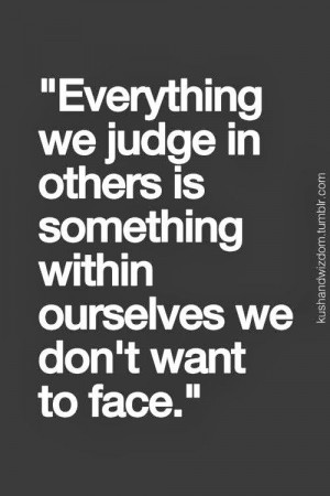 Judgement | Just a good quote
