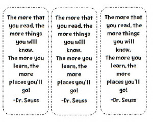 Back > Gallery For > Reading Quotes For Kids Bookmarks