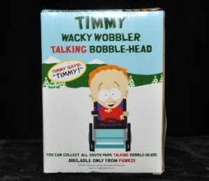 RARE Funko Wacky Wobblers South Park Timmy Talking Bobble head MIB