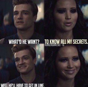Love. Hunger games catching fire