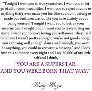 Quote from Lady Gaga