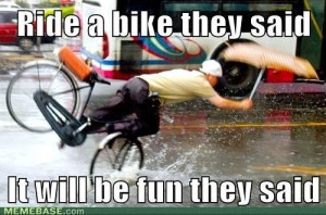 Cycling FAIL meme