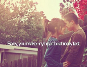 boy, girl, heartbeat, love, quote, text